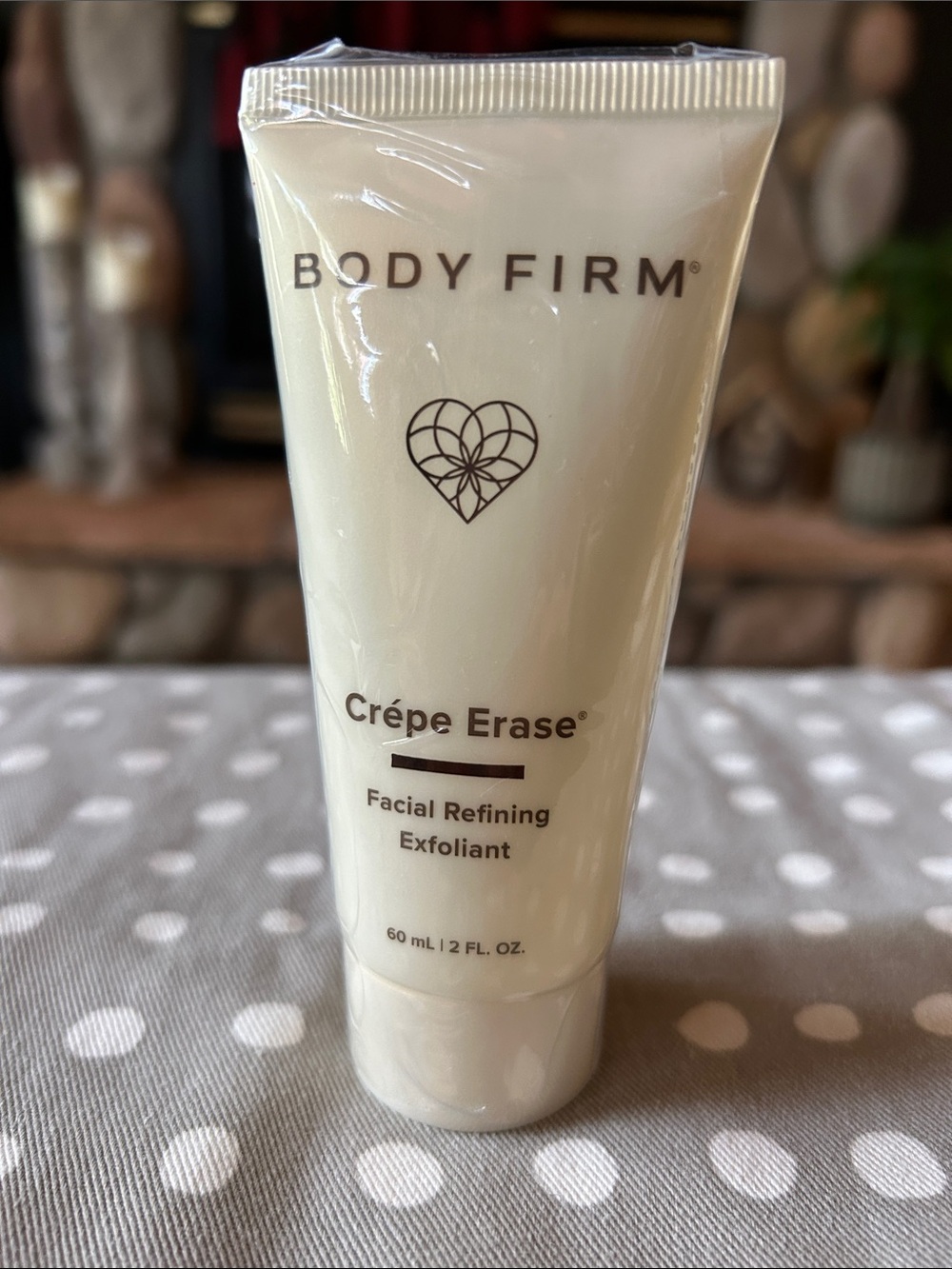 Body Firm Crêpe Erase Facial Refining Exfoliant Cream, 2 fl oz | NWT